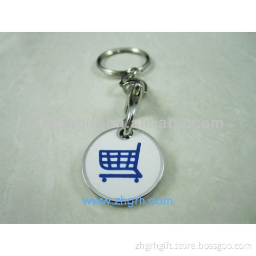 custom metal trolley coin holder